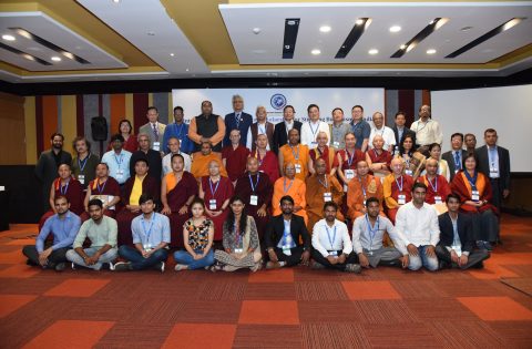 Vice-Chancellor Prof. Dr. Hridaya Ratna Bajracharya and Registrar Mr. Tilak Ram Acharya attended Two Day Conference on, International Symposium On Scholarship For Studying Buddhism In India